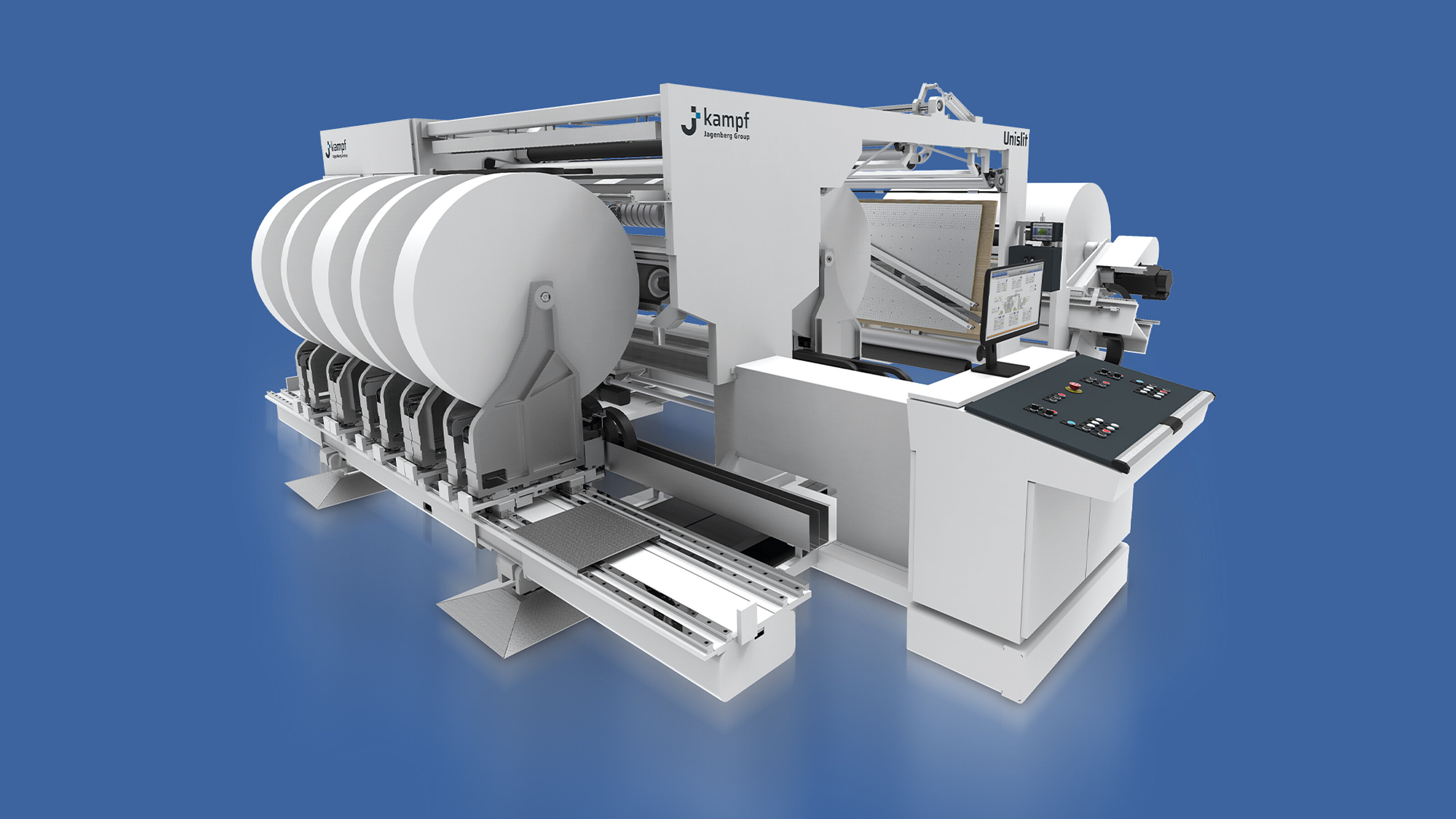 UniSlit II c/s – Precision Slitting Machine for Converters by Kampf ...